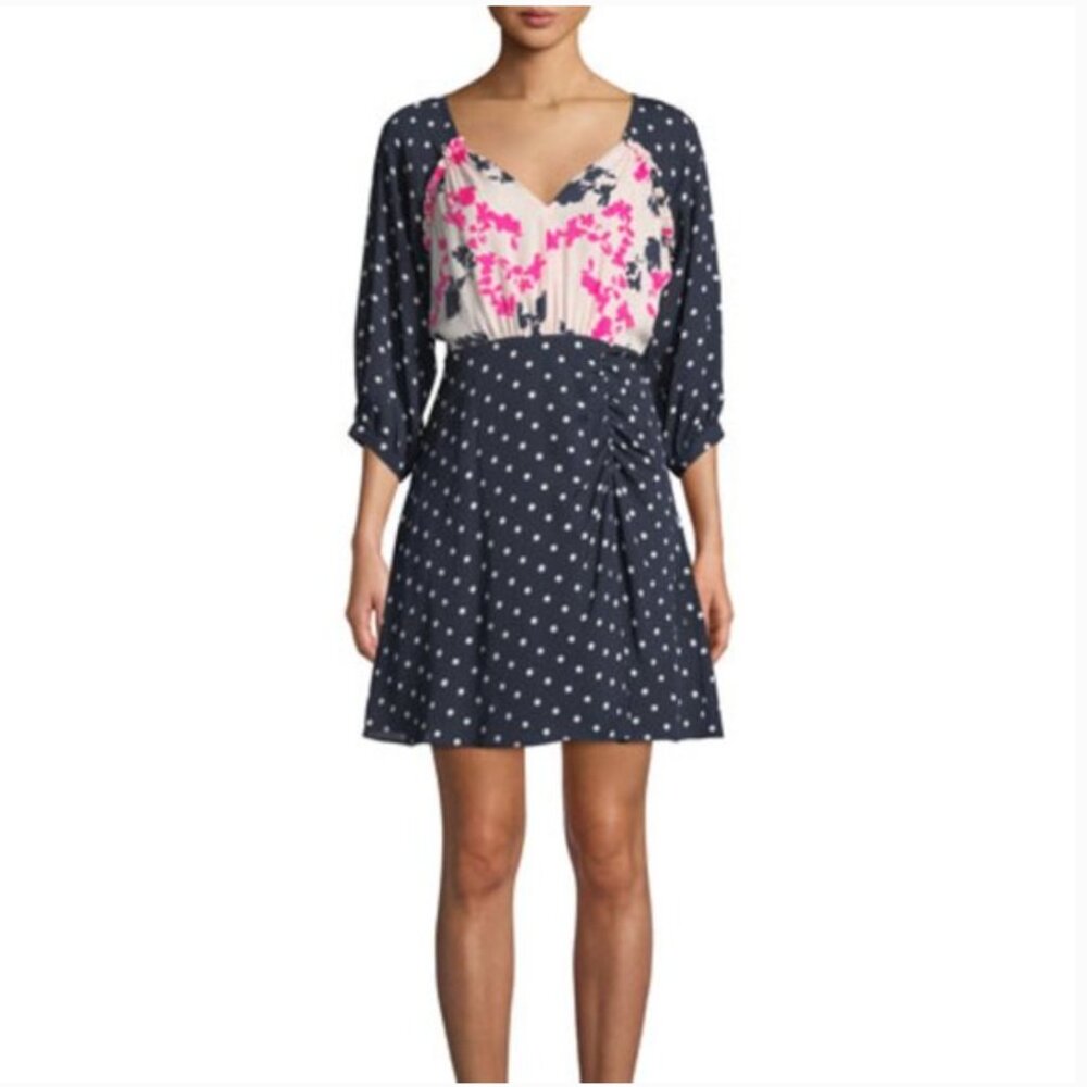 Tanya Taylor Silk Polka Dot Dress Size 6